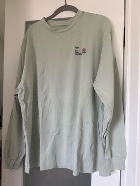 Jordan Sage Green Long Sleeve Tee . Never worn Sz LG